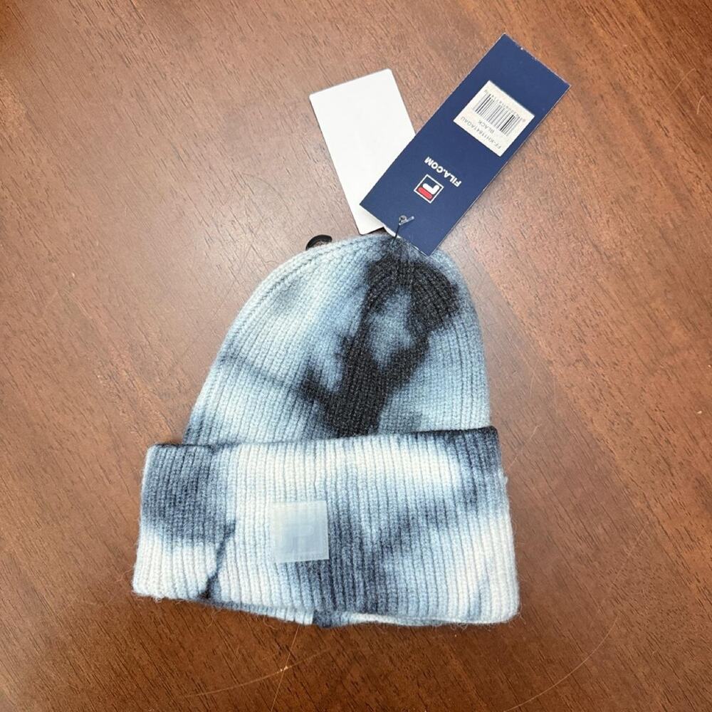 FILA Black & White Beanie